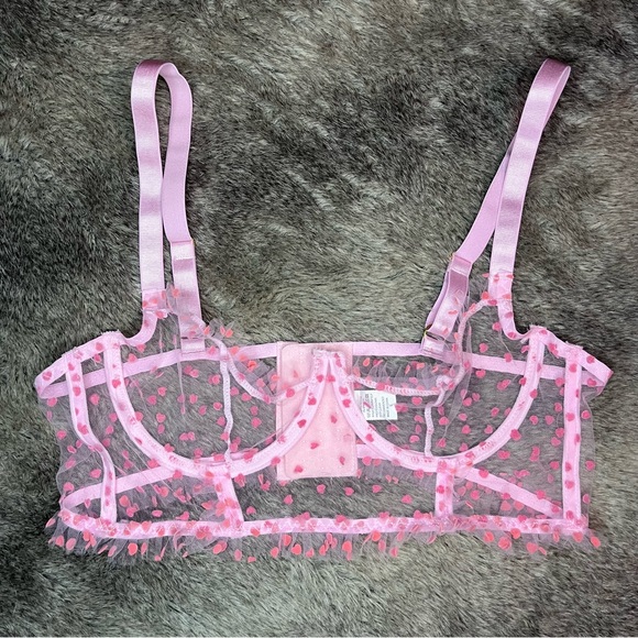 Moxy Pink Sweetheart Lingerie Bra - Picture 4 of 6
